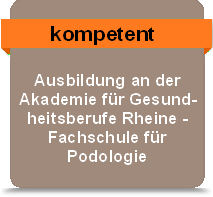 Infokasten beige/orange kompetent