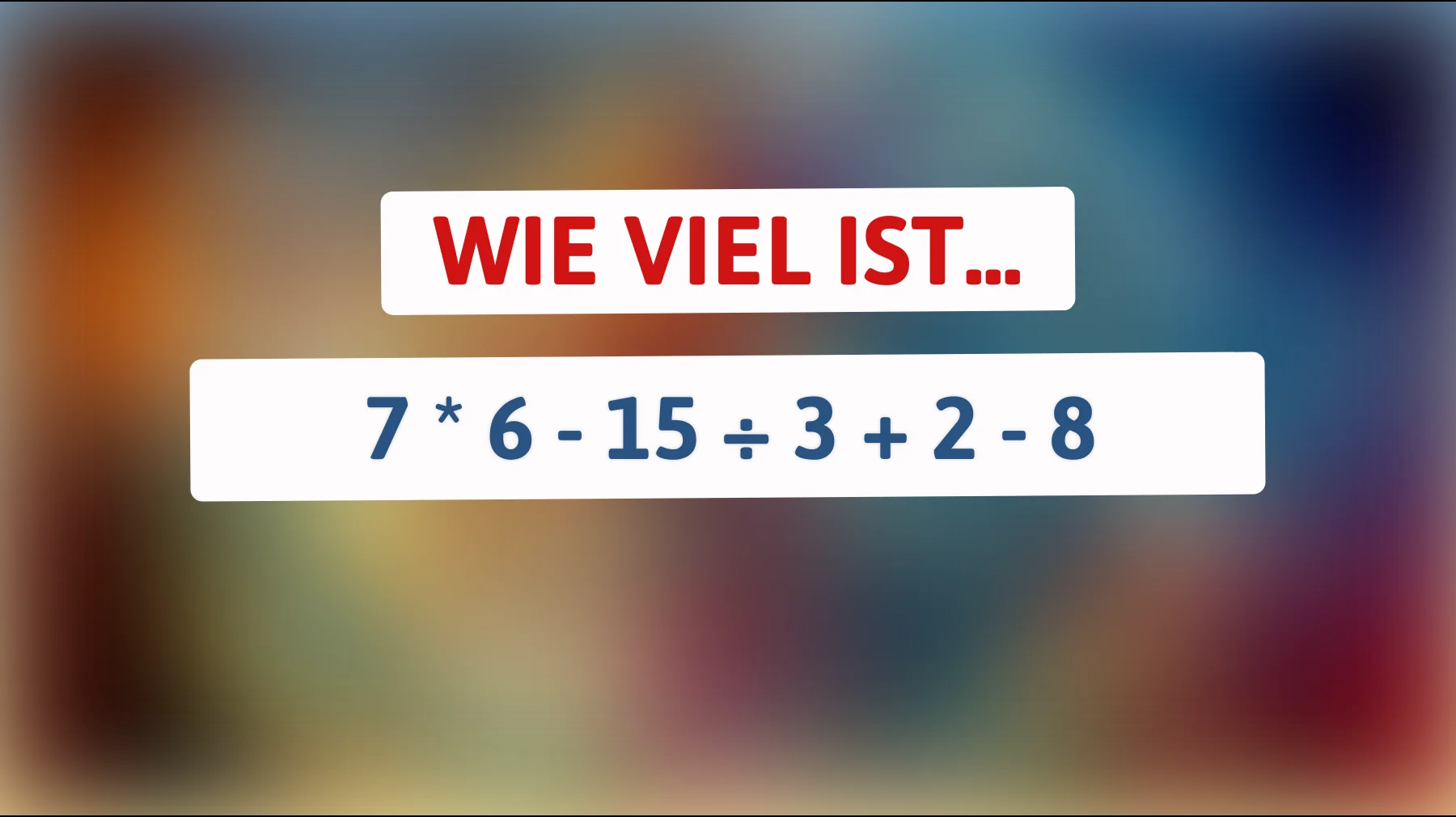 Nur geniale Köpfe können dieses mathematische Rätsel knacken: Schaffst du es?"